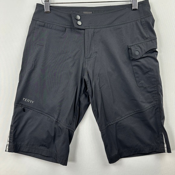TERRY Pants - Terry Women's Metro Relaxed Cycling Shorts Mountain Biking Road Black Sz Small